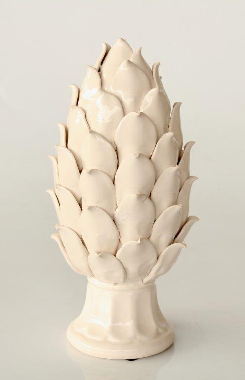 Large Off White Artichoke